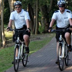 Patrol na rowerach…