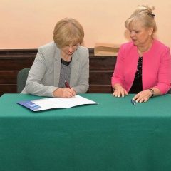 Podpisanie porozumienia między WSB z Gorzowa, a LO w Sulęcinie…..