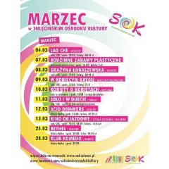 Sulęciński Ośrodek Kultury – Marzec w kulturze…