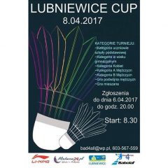 8.04.2017r. Lubniewice Cup – zapraszamy