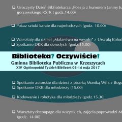 Krzeszyce – Tydzień Bibliotek…