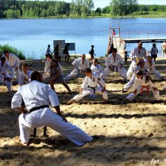 Trening karateków…