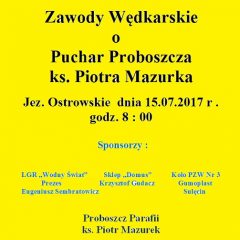 Zawody wędkarskie…