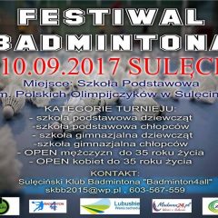 Zapraszamy na Festiwal Badmintona