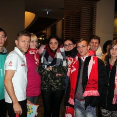 Uczniowie SOSW na meczu Polski z Meksykiem