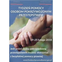 Tydzień Pomocy Osobom Pokrzywdzonym Przestępstwem