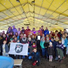 Linki z harcerzami na lodowisku