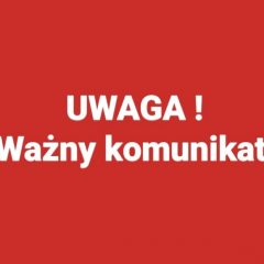 Ważny komunikat