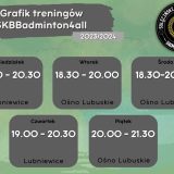 Grafik treningów SKBB