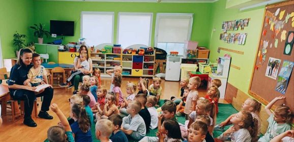 Z przedszkolakami o bezpieczeństwie