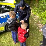 Policjanci na festynie rodzinnym