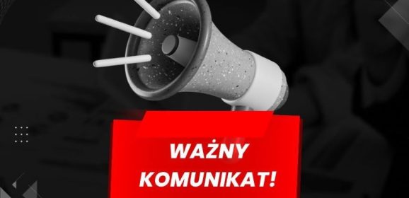 Ważny komunikat!