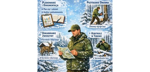 Co leśnicy robią zimą?